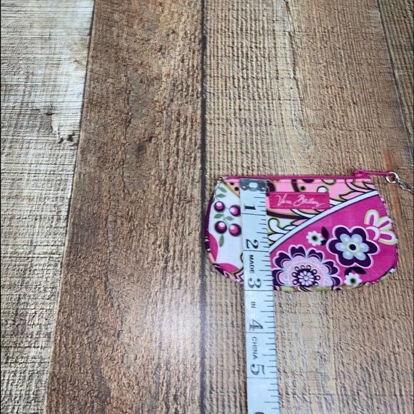 Vera Bradley Clip Zip ID Coin Change Purse Case - Picture 5 of 5